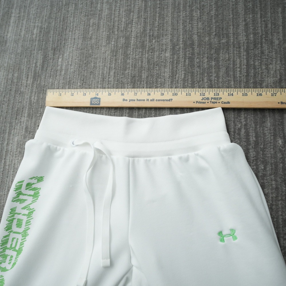 Under Armour Jogger Women White Green Protect This House Sweatpants Small - Picture 10 of 13